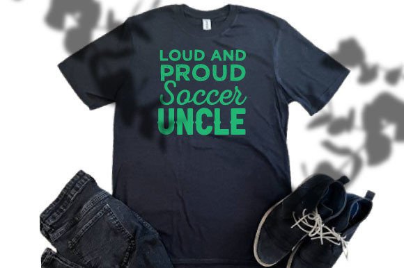 Loud and Proud Soccer Uncle Svg Design