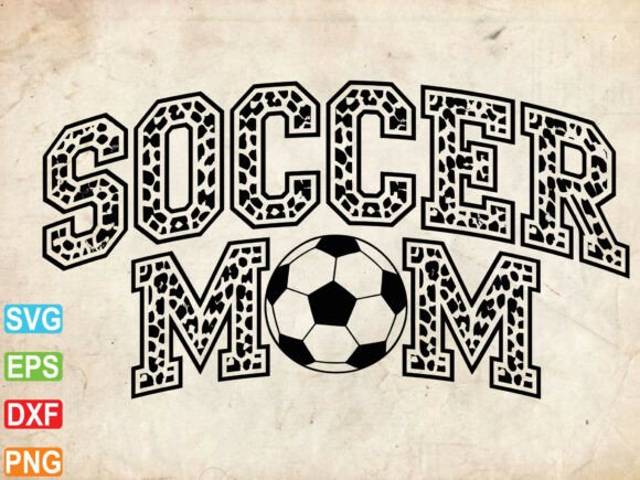 Soccer Mom SVG PNG: Game Day Vibes for T-Shirt Graphics
