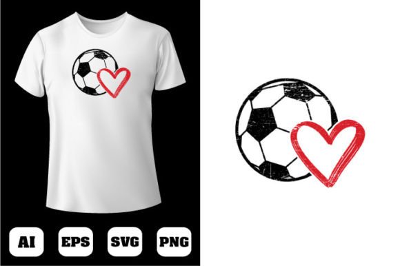 Soccer T‑shirt Design 62 Graphics for T‑Shirt Designs